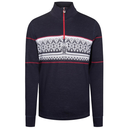 Chandail homme Dale of Norway Moritz Masc Basic Sweater bleu / blanc Navy White Raspberry