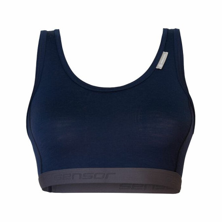 Soutien-gorge sport Sensor Merino Active Deep Blue