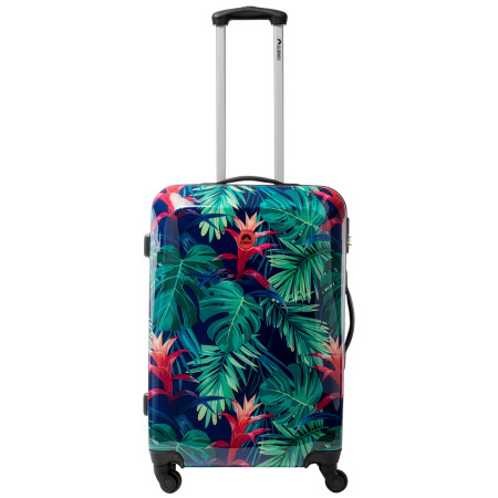 Valise à roulettes Elbrus Fuerta 72l vert / rouge GuzmaniaBloom/PsychoRed