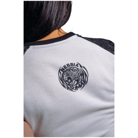 T-shirt femme Nebbia Crop Top Leopard '97 Primal