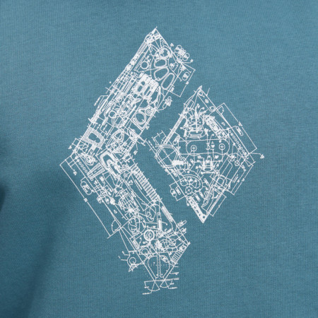 Sweat-shirt homme Black Diamond M Engineered Diamond Po Hoody