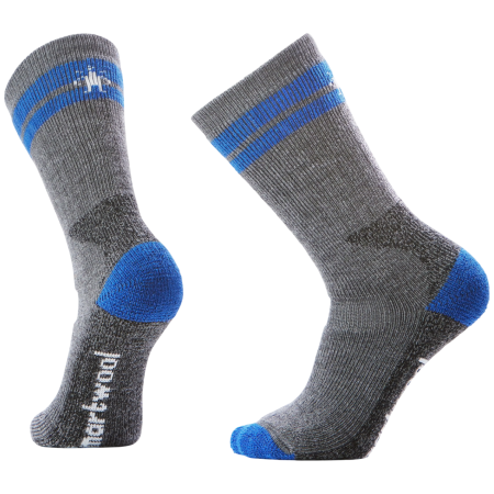 Chaussettes Smartwool Mountaineer Maximum Cushion Tall Crew bleu / gris MEDIUM GRAY