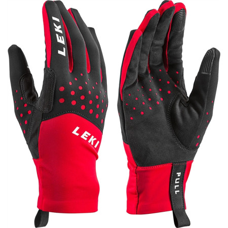 Gants Leki Nordic Race noir / rouge Bloodkred