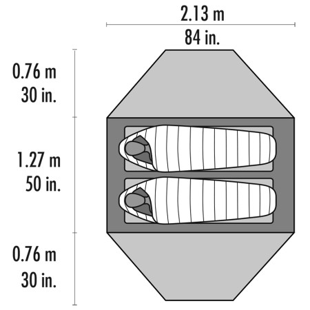 Tente de randonnée MSR Elixir 2