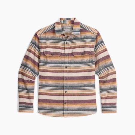 Chemise homme Royal Robins Clouds Rest Hemp L/S brun clair Pebble Alder Str