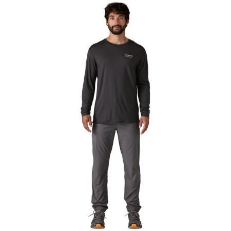 T-shirt homme Patagonia M's L/S Cap Cool Merino Blend Graphic Shirt