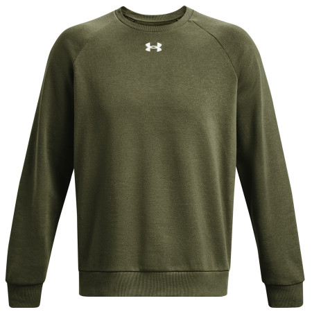 Sweat-shirt homme Under Armour Rival Fleece Crew vert foncé Marine OD Green / / White