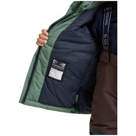 Veste d'hiver enfants Didriksons Talvi Kids Jkt 2 Dark Moss
