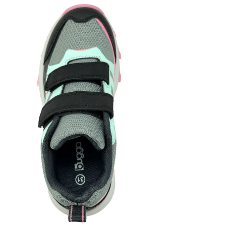 Chaussures à velcro pour enfants Bugga Tara Gray