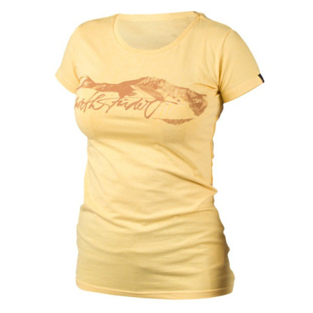 T-shirt femme Northfinder Ellena jaune Yellow_Zlta