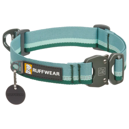 Collier pour chien Ruffwear Top Rope™ Collar vert River Rock Green