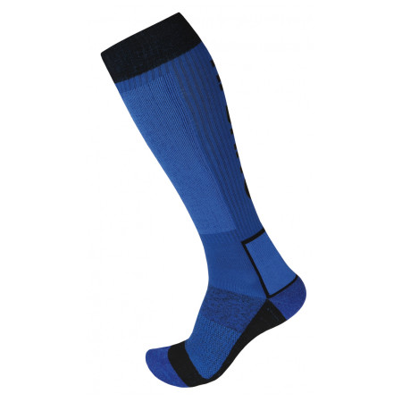 Chaussettes hautes Husky Snoow Wool bleue / noir