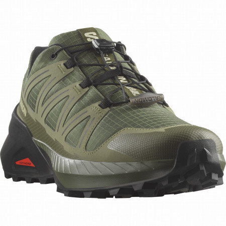 Chaussures homme Salomon Speedcross Peak vert Olive Night / Deep Lichen Green / Black