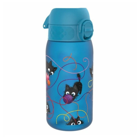 Bouteille enfant Ion8 Leak Proof Blue Cats 350ml