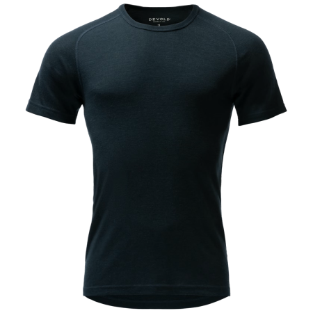 T-shirt fonctionnel homme Devold Adventure Merino 190 Tee Man bleu foncé Ink