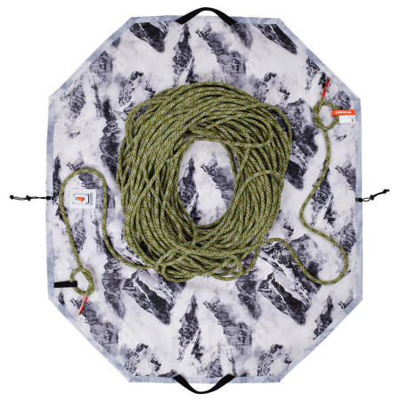 Bâche à corde Mammut Neon Rope Tarp gris clair alpine AOP