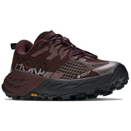 Chaussures running femme Hoka Speedgoat 7 GTX brun foncé Deep Mauve / Black