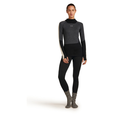 T-shirt fonctionnel femme Icebreaker Women Mer 200 Oasis+ LS High Neck