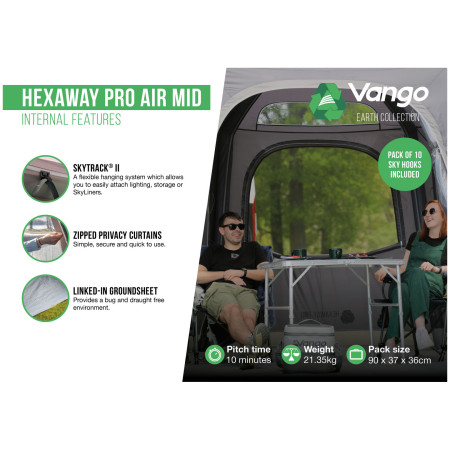Tente caravane Vango HexAway Pro Air Mid