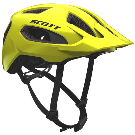 Casque vélo Scott Supra jaune / noir radium yellow