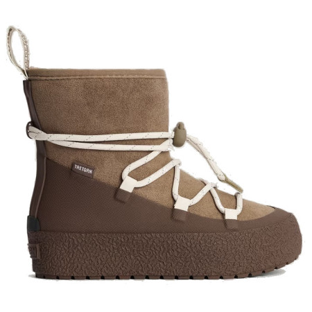 Bottes d'hiver enfant Tretorn Aspa Hybrid Jr Shitake brun 618/Shitake
