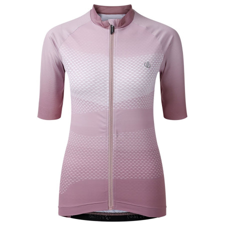 Maillot vélo femme Dare 2b Lightnint short sleeve printed jersey rose Mauve print