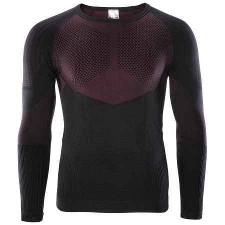 T-shirt fonctionnel homme Hi-Tec Hino Top noir / rouge Black/Dark Red