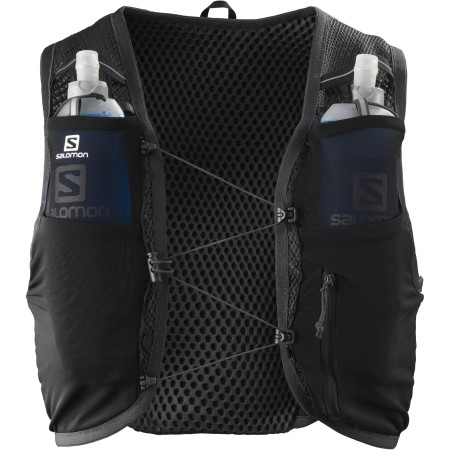Gilet course Salomon Active Skin 8 (2022) vert Black