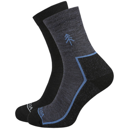 Chaussettes MOOA Merino Forest 2-pack mix1 Mix 1 (black,navy)