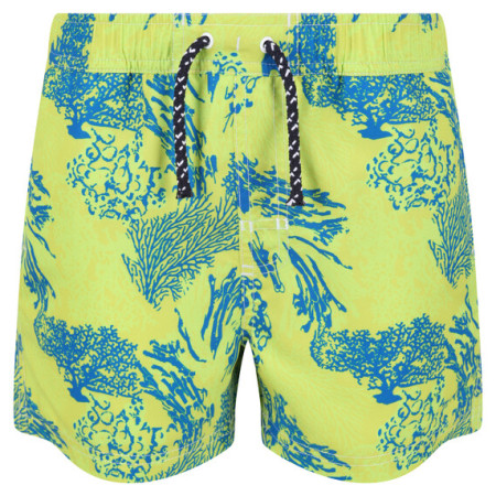 Short enfant Regatta Skander II vert - bleu BriKiwiCoral