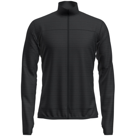 Sweatshirt fonctionnel homme Icebreaker Men Merino Blend 300 RealFleece™ Descender LS Zip noir Black