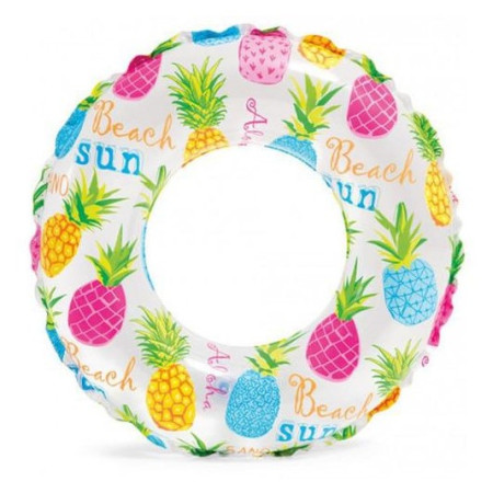 Anneau Intex Lively Print Swim Ring 59230NP blanc