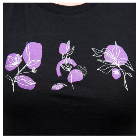 T-shirt fonctionnel femme Sensor Merino Air Bloom