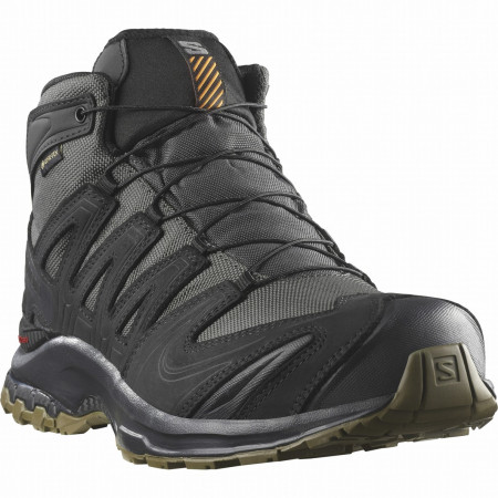 Chaussures homme Salomon Xa Tracker Gore-Tex noir Black / Asphalt / Coyote Brown