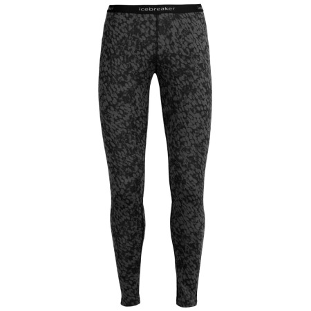 Leggings femmes Icebreaker 200 Oasis Leggings Forest Shadows noir / gris Black/Aop