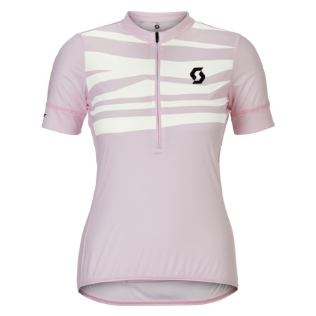 Maillot vélo femme Scott Jersey W's Endurance LT SS rose clair bliss pink