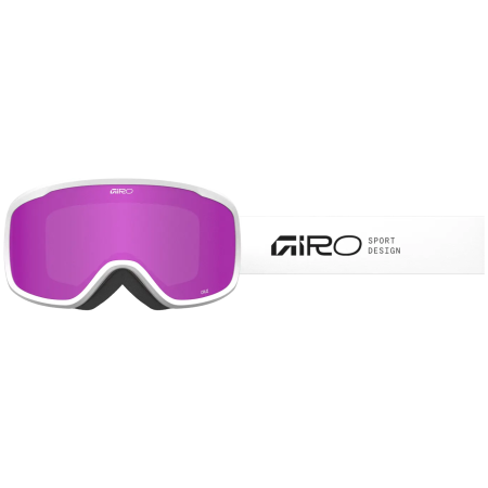 Masques ski Giro Cruz White Stacked-Amber Pink