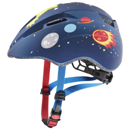 Casque vélo enfant Uvex Kid 2 Cc bleue Dark Blue Rocket Mat (46-52)