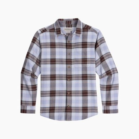 Chemise homme Royal Robins Lieback Organic Cotton Flannel L/S bleu / rouge Shasta Blue Oak Pld