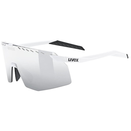Lunettes soleil Uvex Pace Stage blanc /argenté WHITE MATT / MIR.SILVER