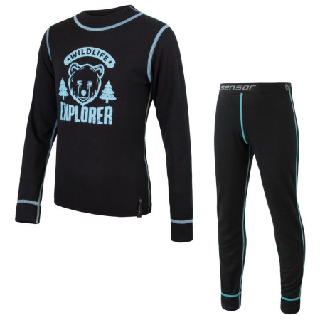 Ensemble fonctionnel enfant Sensor Double Face Set Wild vert