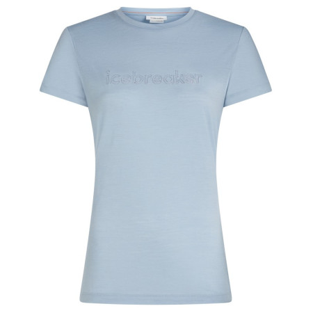 T-shirt fonctionnel femme Icebreaker Women M 150 Tech Lite SS Tee IBStitchlin bleu clair Zinc Blue