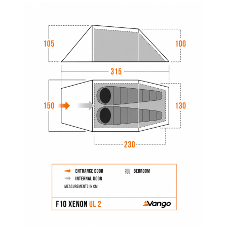 Tente ultra-légère Force Ten Xenon UL 2
