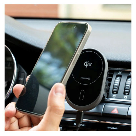 Support de voiture Swissten MagRIDE Qi2