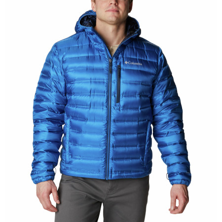 Veste d'hiver homme Columbia Pebble Peak™ Down Hooded Jacket bleue Bright Indigo