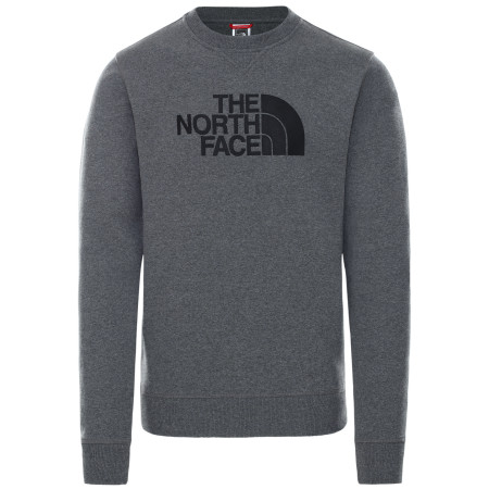 Sweat-shirt homme The North Face Drew Peak Crew gris / noir Tnfmedixgreyhtr/Tnfblack