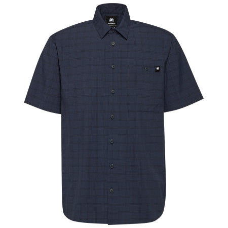 Chemise homme Mammut Lenni Shirt bleu foncé marine-black