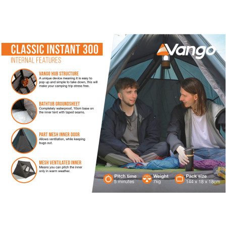 Tente de randonnée Vango Classic Instant 300