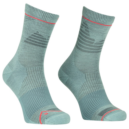 Chaussettes femme Ortovox Alpine Pro Comp Mid Socks W bleu / gris aquatic ice