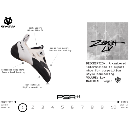 Chausson escalade femme Evolv Zenist LV